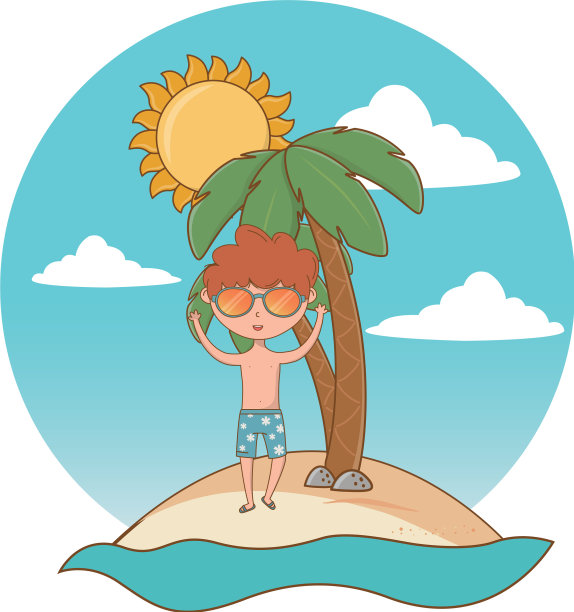 夏季儿童卡通图片下载