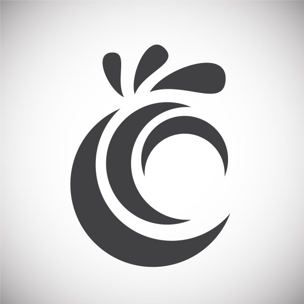 波浪图标的背景图形和网页设计图片下载