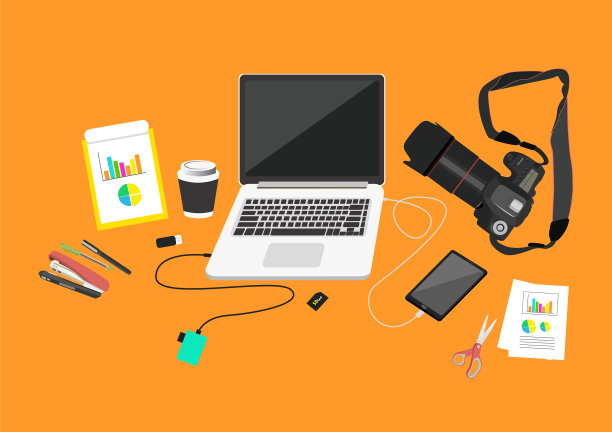 工作设备由笔记本电脑、CAM组成图片下载