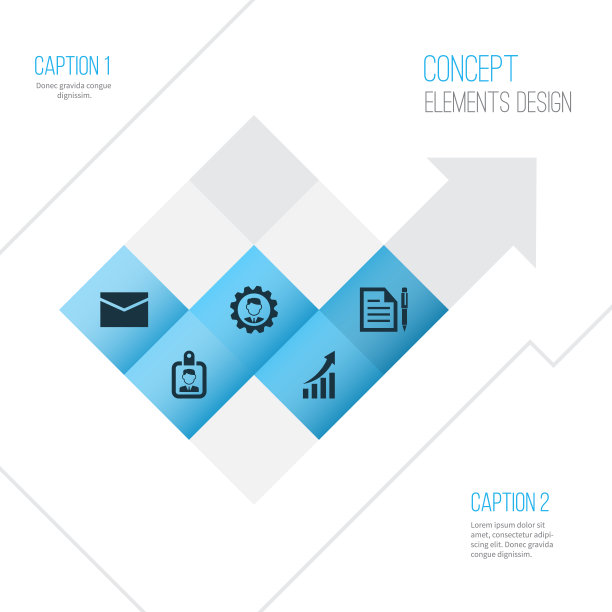 合同领导者的贸易图标集合图片下载