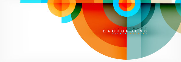 圆形和三角形是抽象背景图片下载