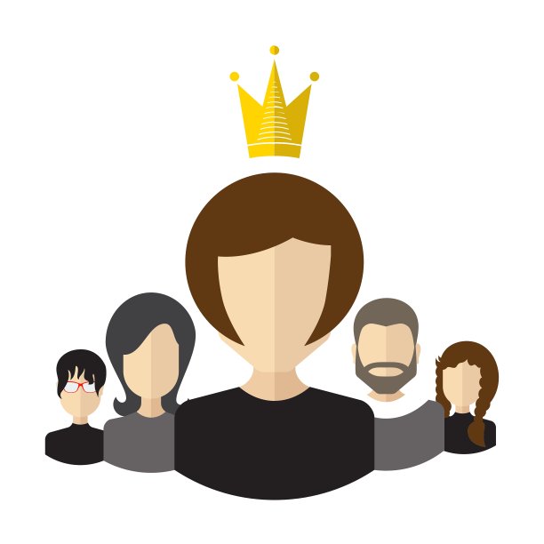 领导式团队合作理念图片下载