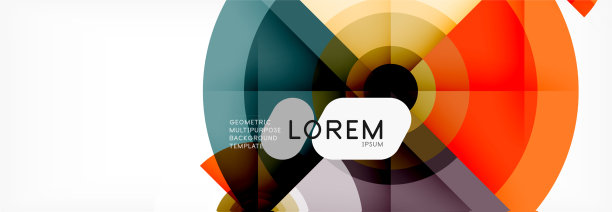 几何圆抽象背景创作图片下载