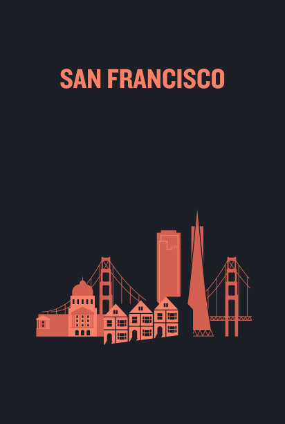 旧金山的图标图片下载
