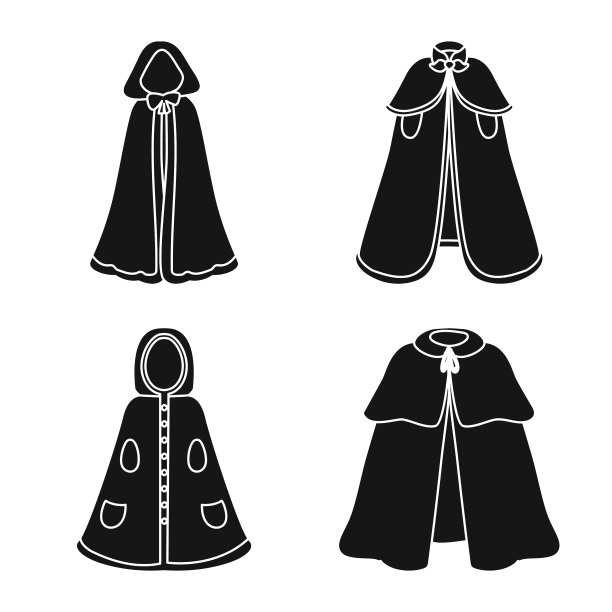 隔离对象织物和服装标志集图片下载