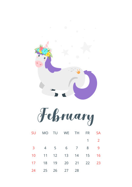 2019年月历图片下载