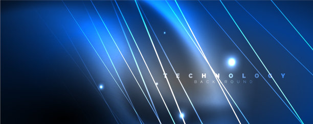 色彩光与线条外太空背景图片下载