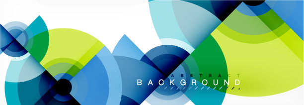 飞行圈几何抽象背景图片下载