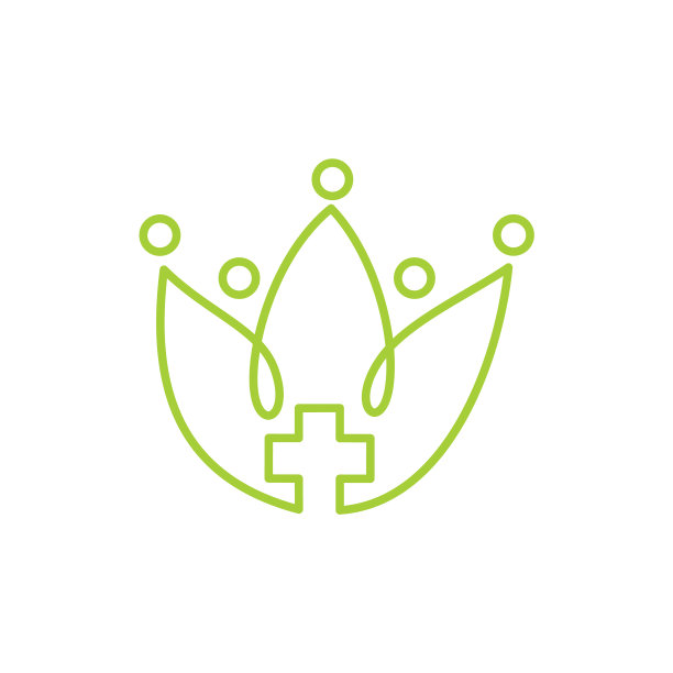 叶子标识设计模板孤立图片下载