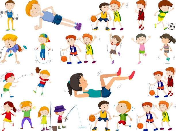 设置运动的孩子图片下载