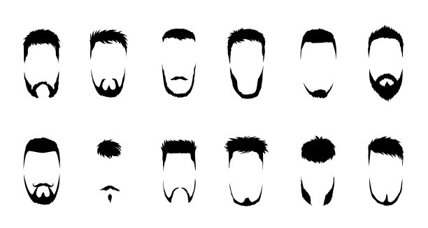 让留胡子的男人面对潮人图片下载