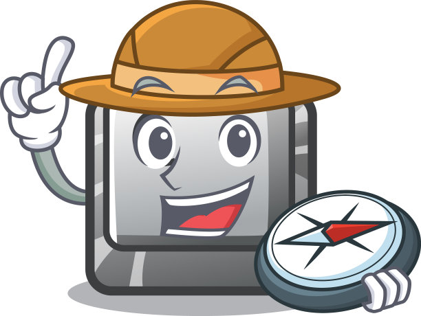 浏览器按钮c在卡通隔离图片下载