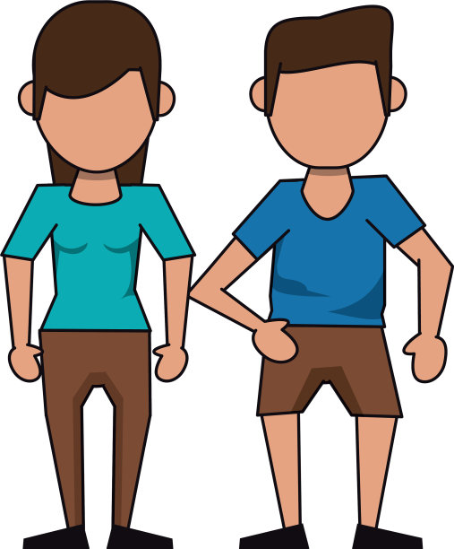 情侣头像卡通人物图片下载