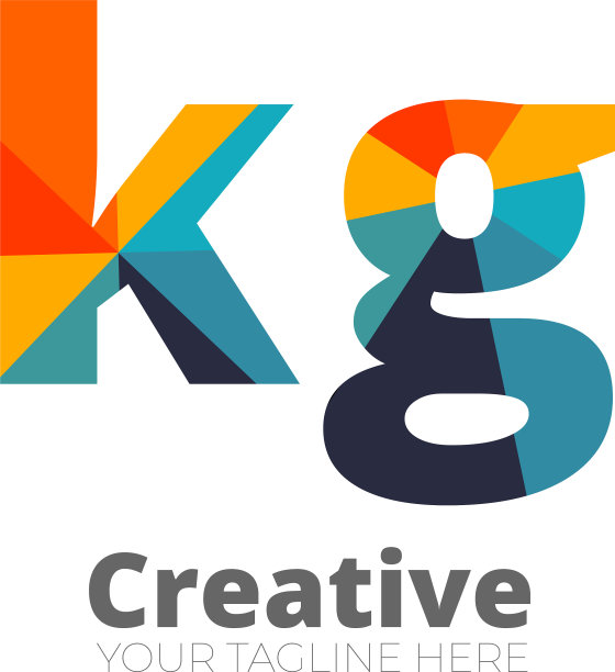 首字母圆形设计标志-元素图片下载