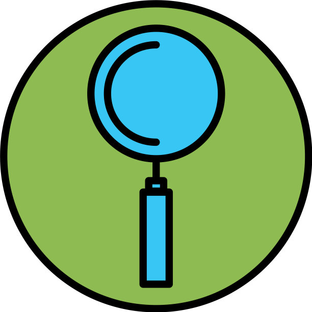 搜索放大镜图标图片下载