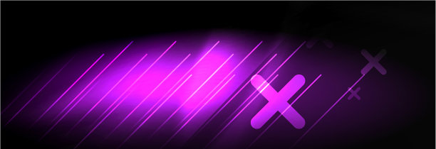 霓虹发光的科技线条，高科技的未来主义图片下载