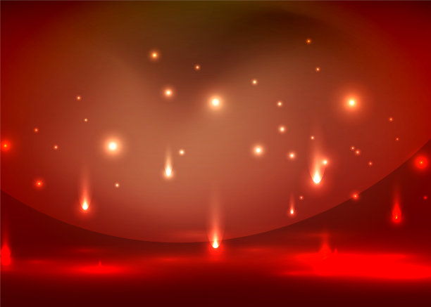 黑暗中落下的灯光图片下载