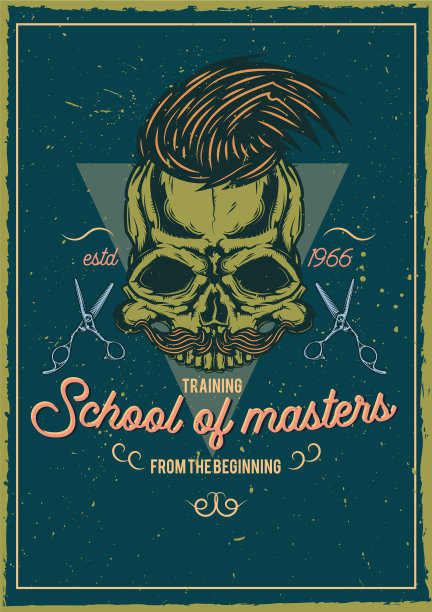 头骨的理发师图片下载