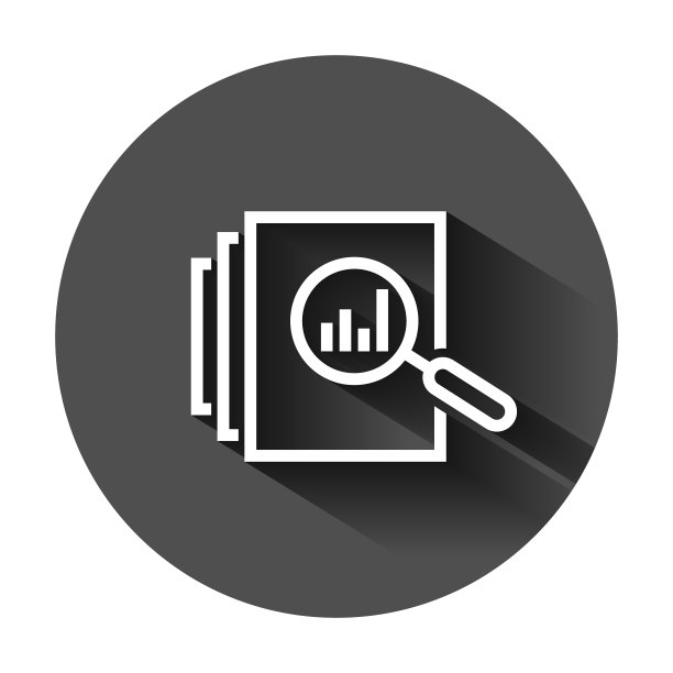 扁平风格的审计文档图标结果报告图片下载