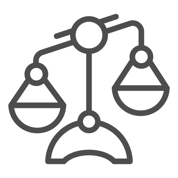 天秤座线图标刻度图片下载