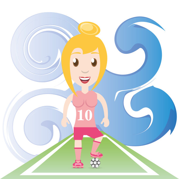 踢足球的漂亮女人图片下载