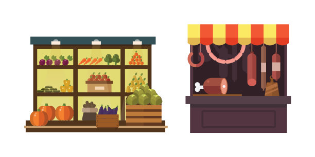 水果，蔬菜，奶制品，肉类烘焙图片下载