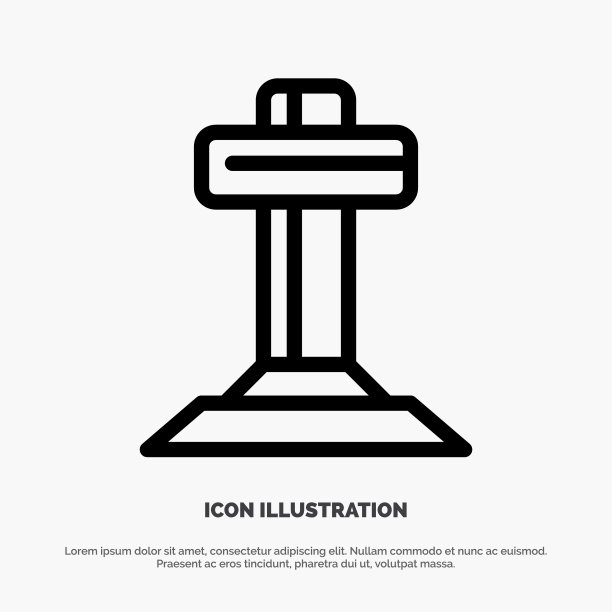 基督教跨越复活节线的图标图片下载