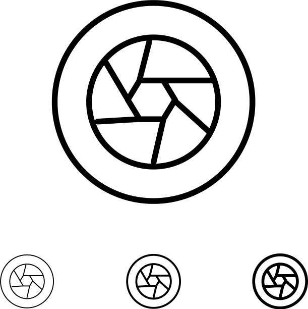 光圈胶片标志电影照片粗细图片下载