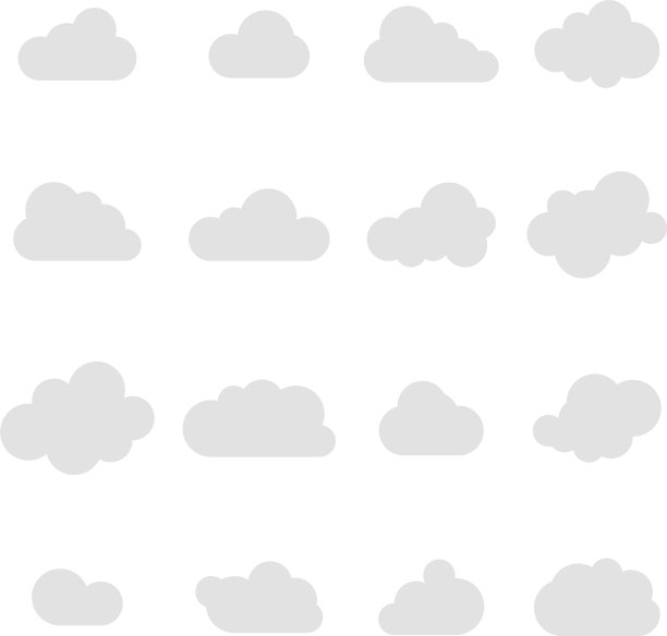 云图标云灰色天空云彩集图片下载