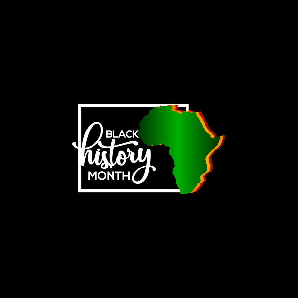 黑人历史月模板设计图片下载