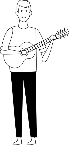 年轻人卡通图片下载