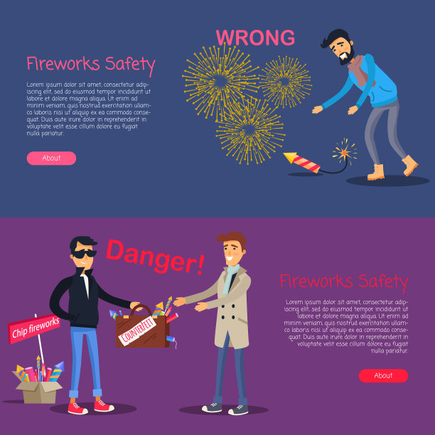 烟花安全处理危险和错误使用图片下载