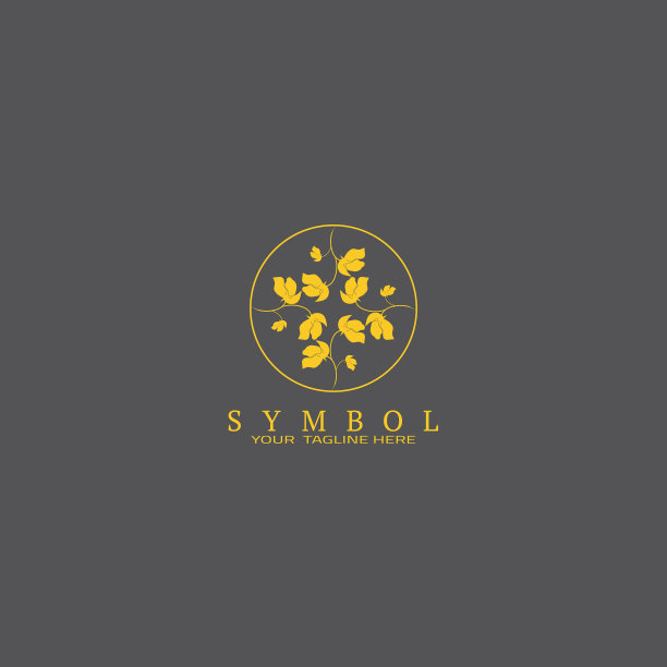 花卉标志模板企业标志图片下载