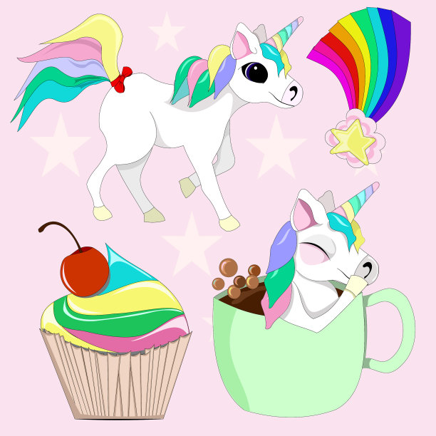 独角兽的艺术图片下载