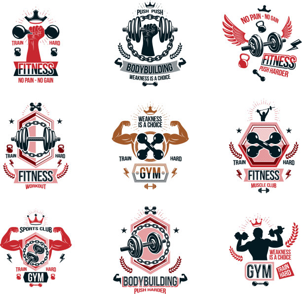 健身训练和举重图片下载