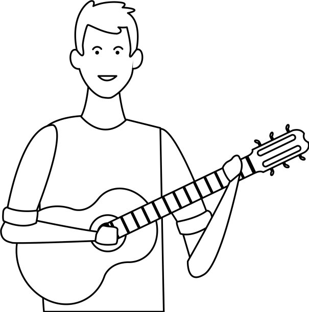 年轻人卡通图片下载