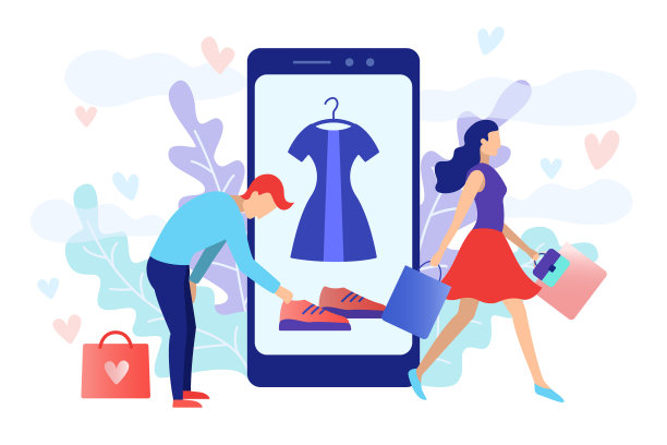 移动购物consept图片下载