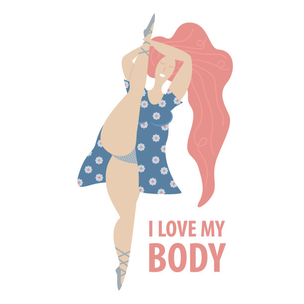 身体积极的女人图片下载