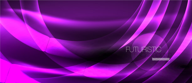 霓虹灯光波图片下载