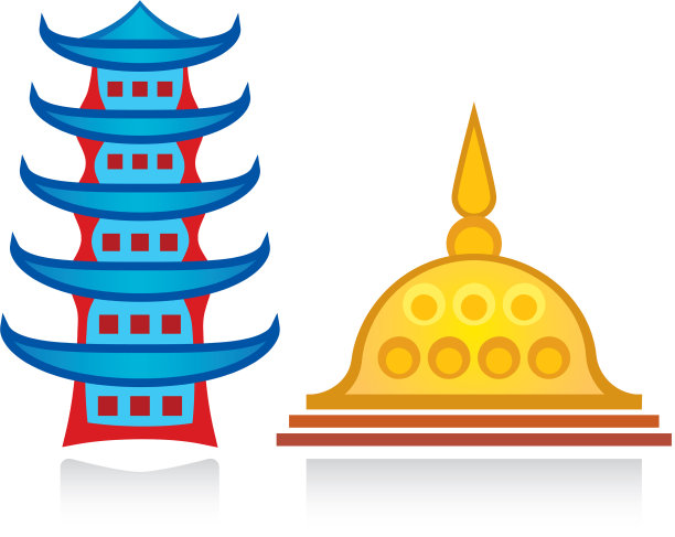 佛塔、佛塔、宗教寺庙图片下载