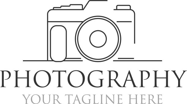 极简摄影标志设计图片下载