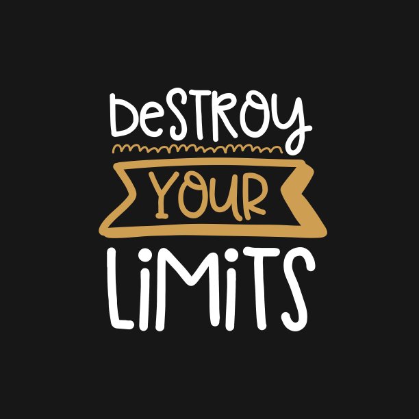 带有短语装饰元素的海报图片下载