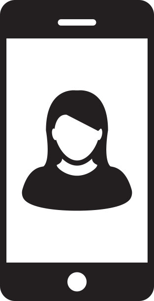 手机应用图标女性头像头像图片下载