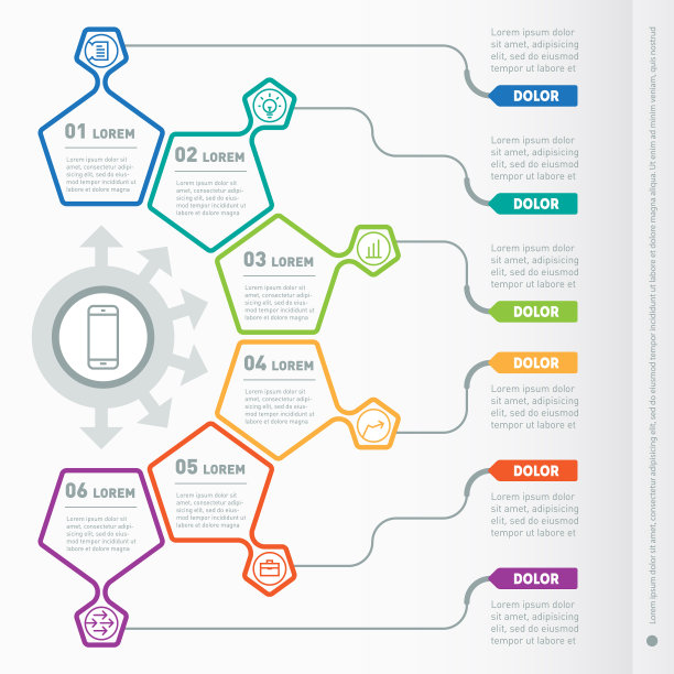 报告部分用图标设置信息图表的图片下载