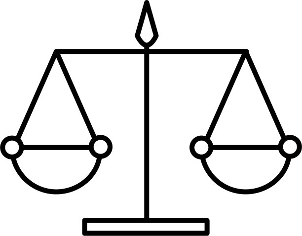 天平公正隔离图标图片下载
