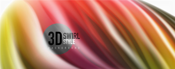 现代液体彩色流动上的白色-彩色流动图片下载