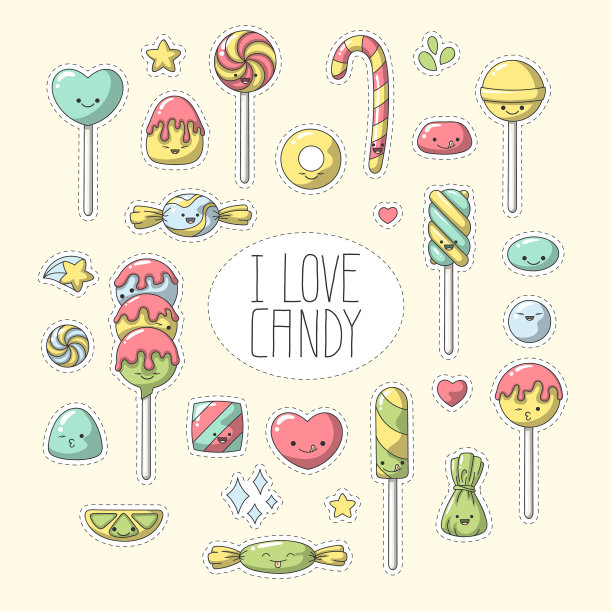 糖果标签设置图片下载