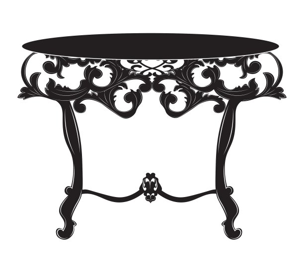 丰富的巴洛克式马桶表图片下载