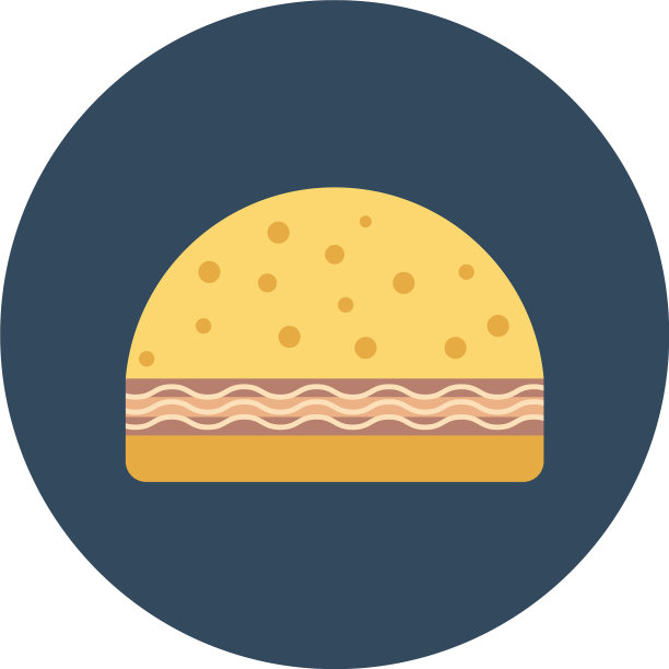 汉堡快餐图标可编辑图片下载