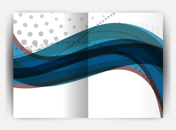 业务报告覆盖模板波图片下载